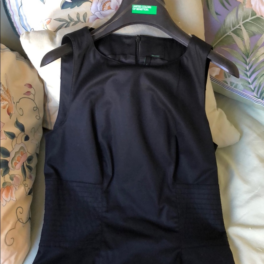 Black dress, Colors of Benetton, size 6, BRAND NEW